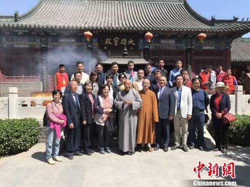 中國(guó)僑網(wǎng)中日兩黃檗會(huì)訪河北正定 鄭松波 攝