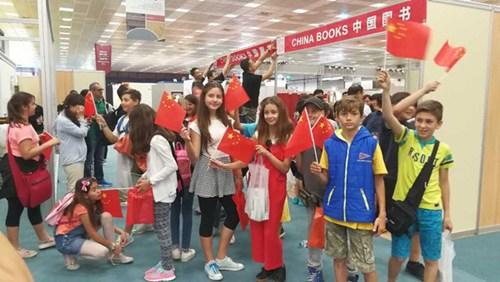 中國僑網(wǎng)中國展臺。(希臘《中希時報》資料圖)