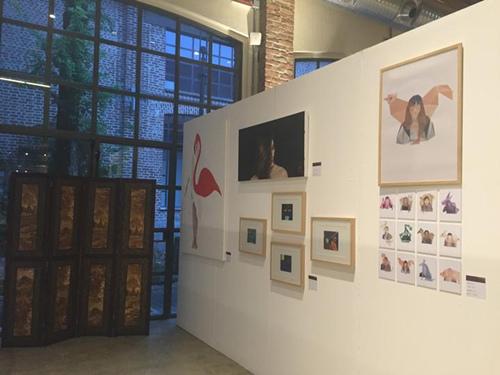 中國僑網(wǎng)創(chuàng)作展現(xiàn)場。(意大利龍甲中文學(xué)校供圖)