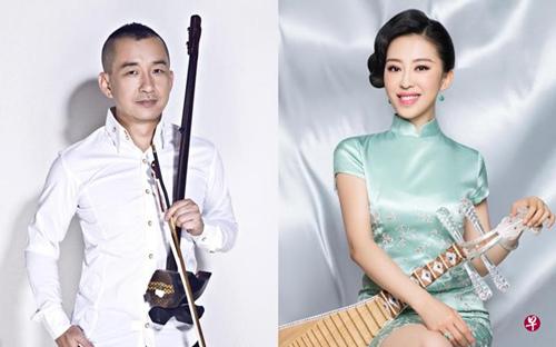 中國(guó)僑網(wǎng)二胡名家高韶青將以韶琴炫技,琵琶名家趙聰將呈獻(xiàn)自己的作品《絲路飛天》,。(新加坡《聯(lián)合早報(bào)》資料圖)