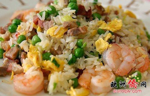中國(guó)僑網(wǎng)煽動(dòng)味蕾的炒飯。(意大利《新歐洲僑報(bào)》)
