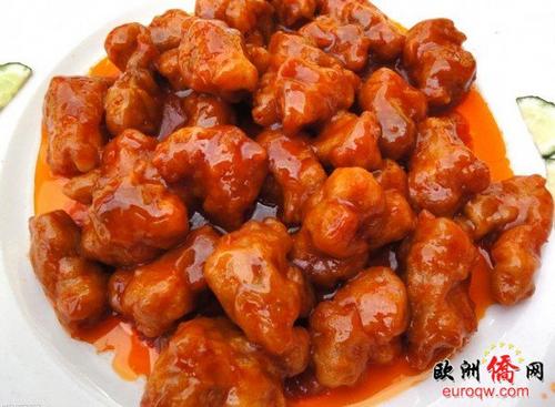 中國僑網(wǎng)糖醋里脊。(意大利《新歐洲僑報》)