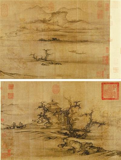 中國(guó)僑網(wǎng)顧洛阜藏宋郭熙《樹(shù)色平遠(yuǎn)圖》