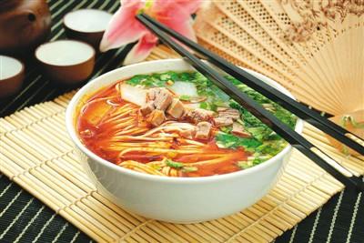 中國(guó)僑網(wǎng)圖為中國(guó)蘭州牛肉面。 圖片來(lái)源:資料圖片