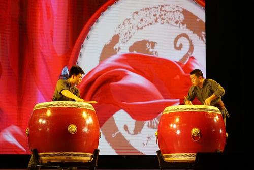 中國僑網(wǎng)絳州鼓樂表演,。