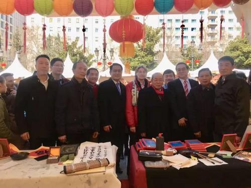 中國僑網(wǎng)“歡樂春節(jié)”中國廟會在馬德里舉行